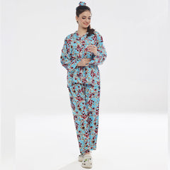 Silk Secret Linen Pajama Suit with Scrunchie - Crimson Comfort