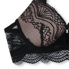 Silk Secret Black Storm Padded Bra and Panty Set