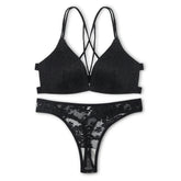Silk Secret Bra Set - Dark Mesh