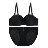 Silk Secret Bra Set - Noir Lace