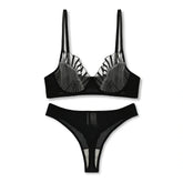 Silk Secret Seashell Non Padded Bra and Panty Set