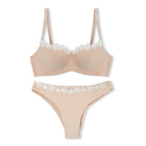 Silk Secret Bra Set - Vanilla Lace