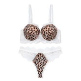 Silk Secret Bra Set - lace Cheetah