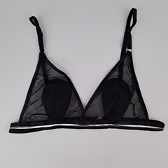 Silk Secret Rum Transparent Non Padded Bra and Panty Set