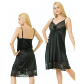Silk Secret 1 Piece Ceder Strap Short Nightie