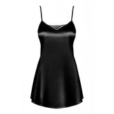 Women'S Black Obsessive Satinia Laced Camisole. Sm-223