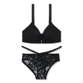 Silk Secret Max Front Open Padded Bra and Panty Set