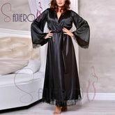 Silk Secret Artistry -Lace Long Robe