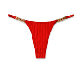 Silk Secret Thong Panty - Scarlet Luxe