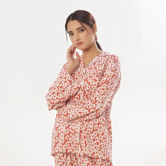 Silk Secret Mat Daisy Linen Pajama Suit