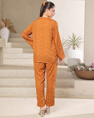 Silk Secret Linen Pajama Suit with Scrunchie - Heartfelt Haven