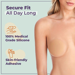 Silk Secret Women Reusable Pasties Silicone Nipple Cover Sticker good quality nipples cover for women and laies and girls best price in pakistan online