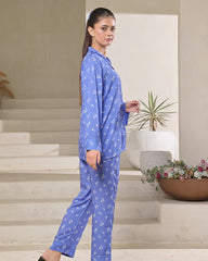 Silk Secret Linen Pajama Suit with Scrunchie - Dreamy Drape