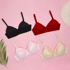Silk Secret Ample Single Padded Casual Wireless Bra