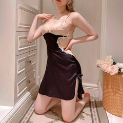 Silk Secret Leonora Embroidered Sexy Short Lingerie