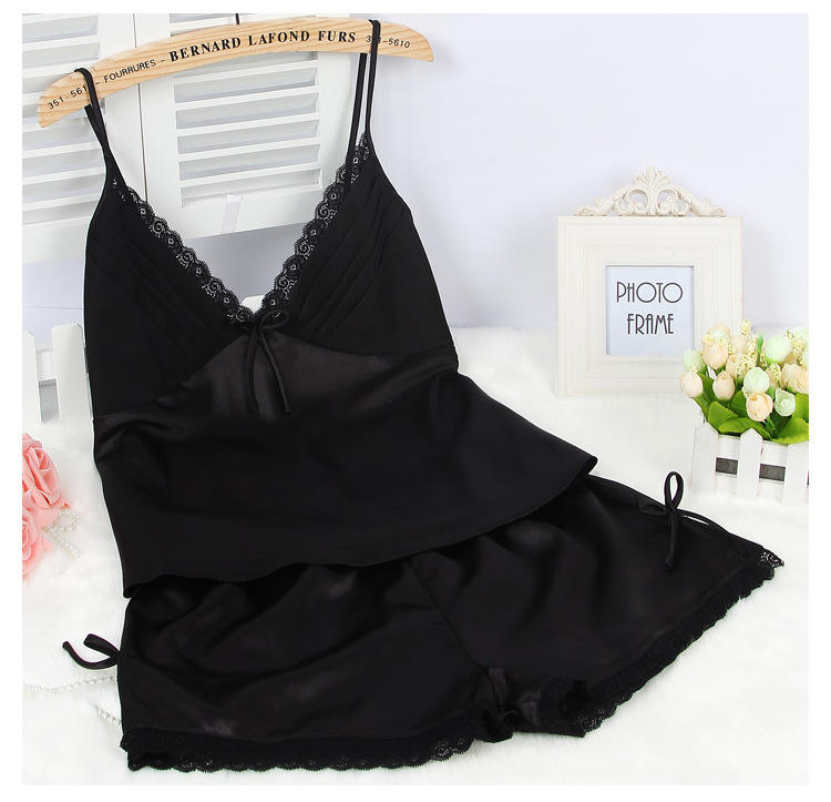 Silk Secret 2 Piece Inner Top and Short Silk Cami Set sexy undergarments for women and ladies price in pakistan