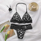 Silk Secret Bra Set - Cozy Cat