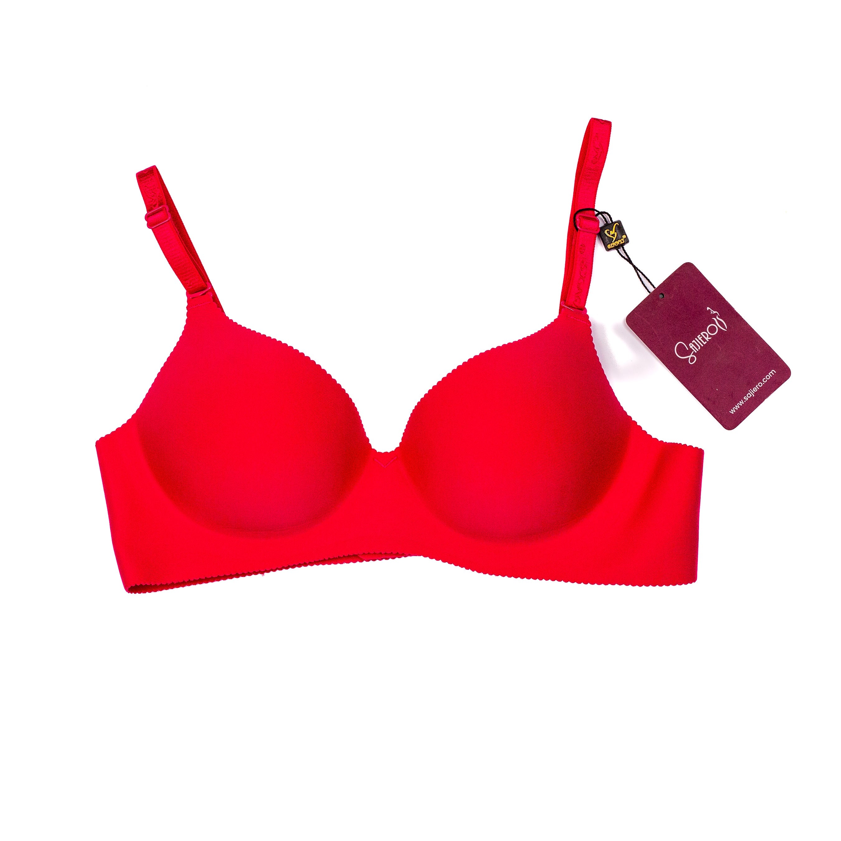Silk Secret Derry Padded T-Shirt Push Up Bra red color best quality gym br a for women comfy feel sportwear br a price in pakistan