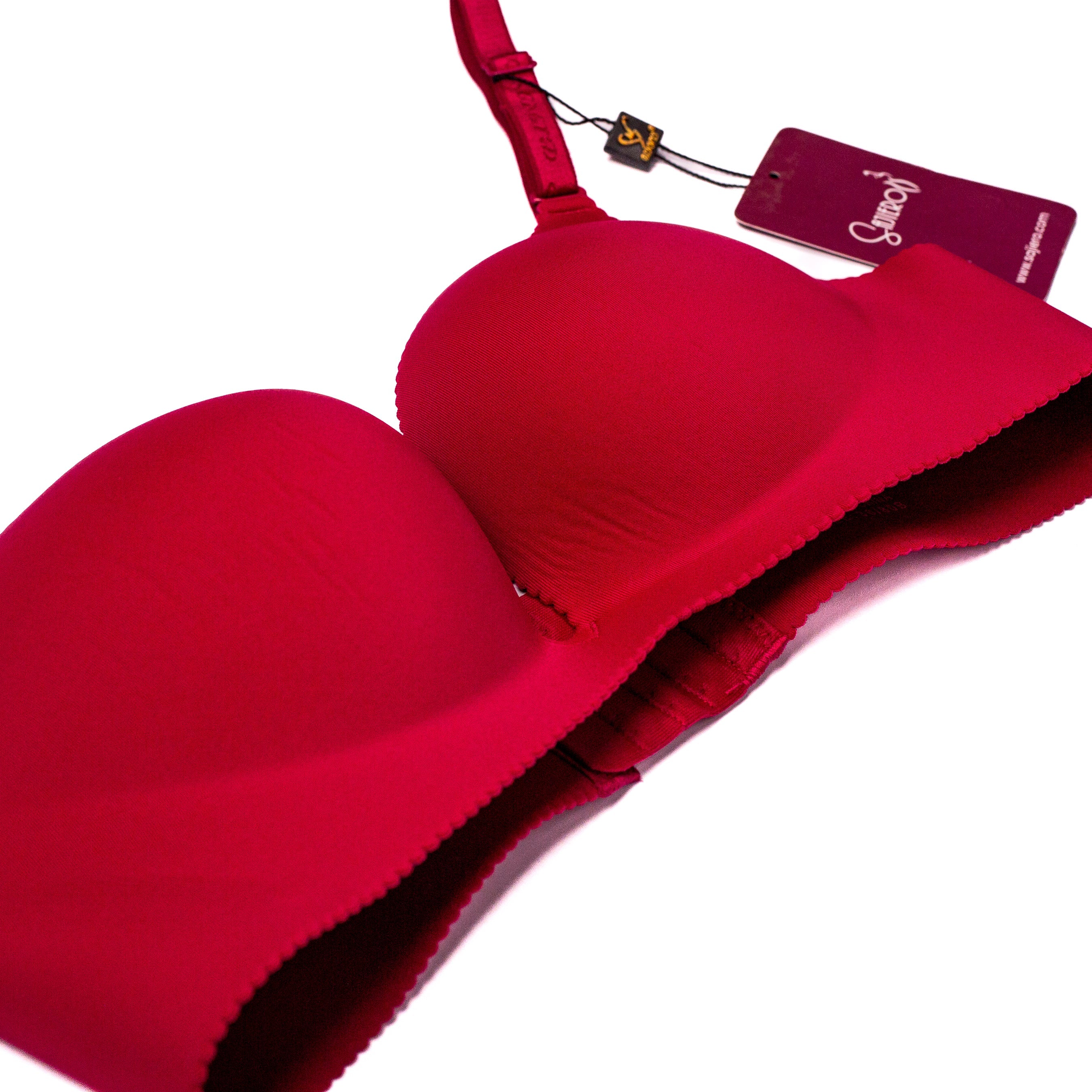 Silk Secret Derry Padded T-Shirt Push Up Bra red color best quality gym br a for women comfy feel sportwear br a price in pakistan