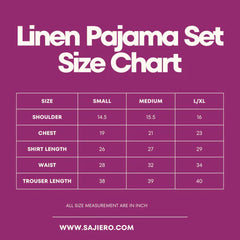 Silk Secret Linen Pajama Suit with Scrunchie - Dot Weave