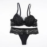 Silk Secret Jessie lacy Floral Padded Bra and Panty Set