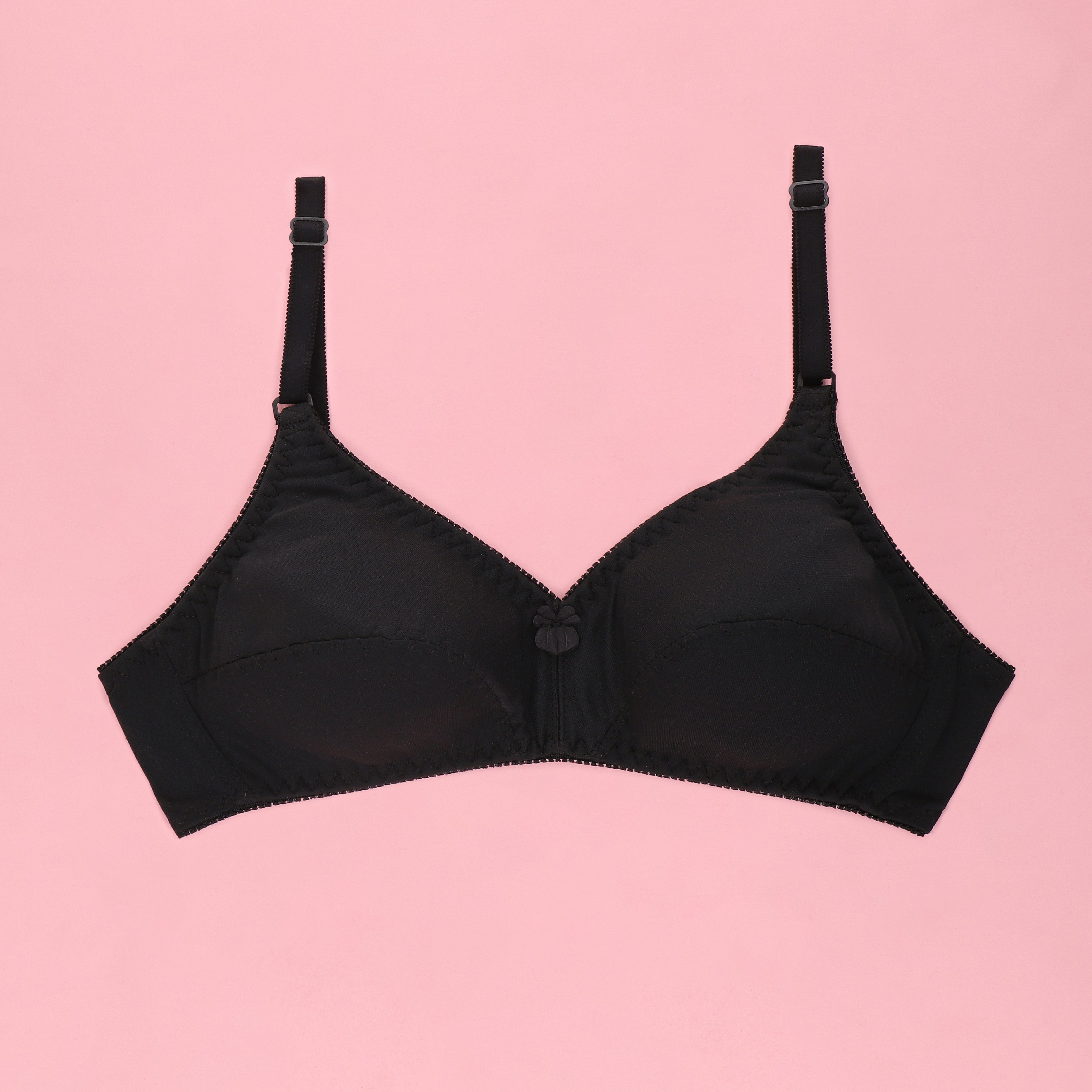 Silk Secret Ample Single Padded Casual Wireless Bra