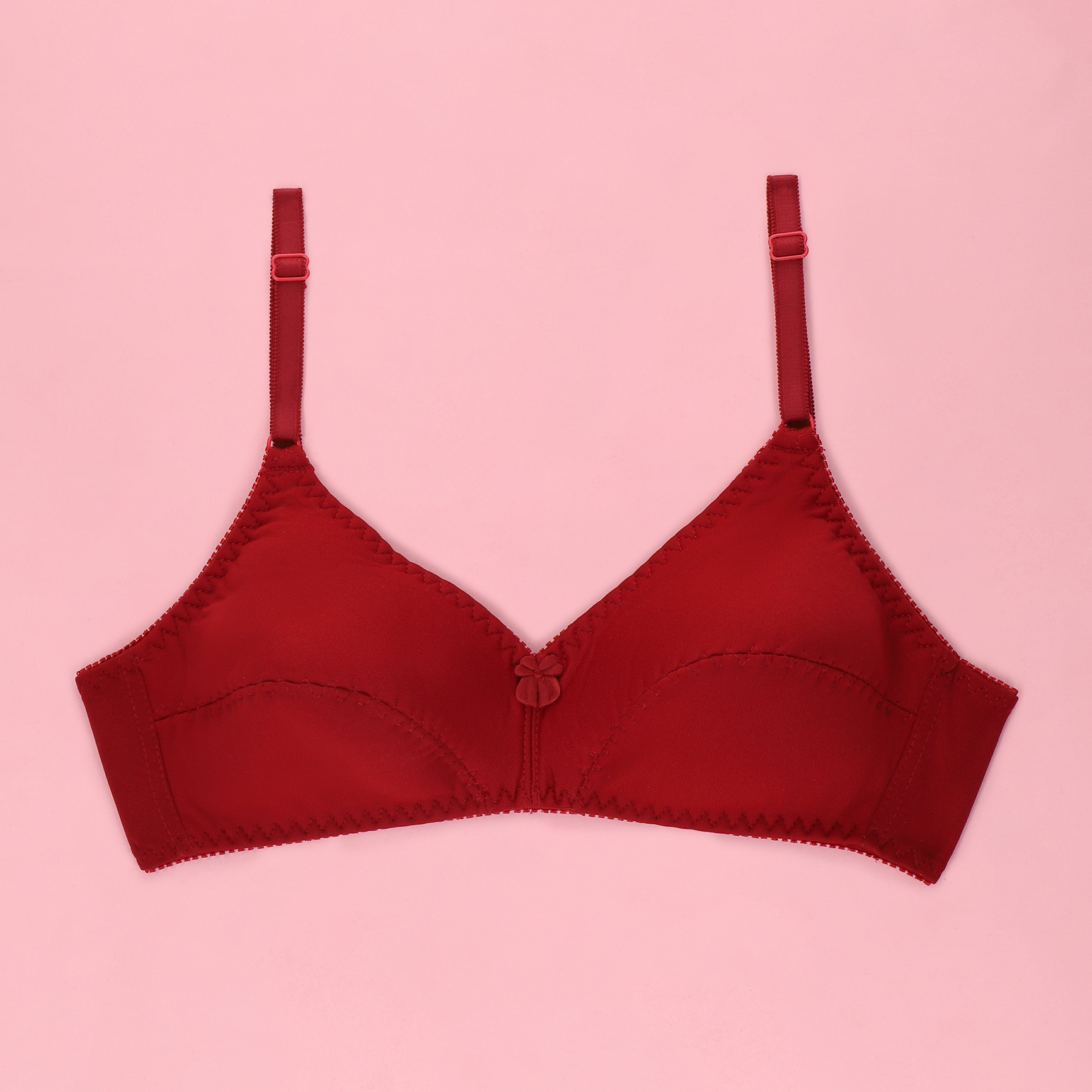 Silk Secret Ample Single Padded Casual Wireless Bra