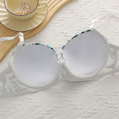 Silk Secret Whisper Floral Padded Bra and Panty Set