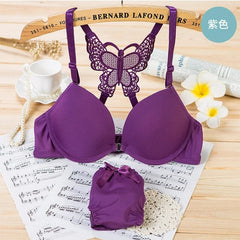 Silk Secret Butterfly - Fun Night Padded Bra and Panty Set
