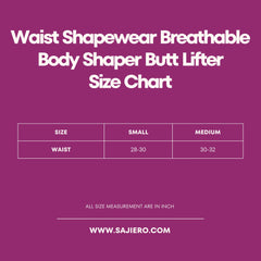 Silk Secret Waist Shapewear Breathable Body Shaper Butt Lifter