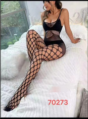 Silk Secret Big Circle Full Body Transparent Stocking