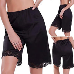 Women'S Black Breathable Soft Sleep French Knickers. Sm-189