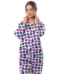 Silk Secret Linen Pajama Suit with Scrunchie - Dream Flora