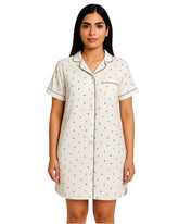 Silk Secret Long Shirt - Silk Dot