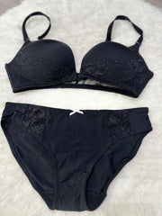 Silk Secret Front Open Padded Bra and Panty Set
