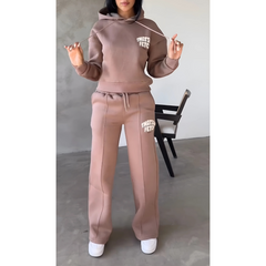 Silk Secret Fleece Hoodie Tracksuit Suit