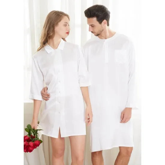 Silk Couple Nightshirts Rid