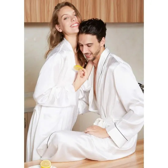 Buy Luxury Silk Couple Robes Rid in Pakistan