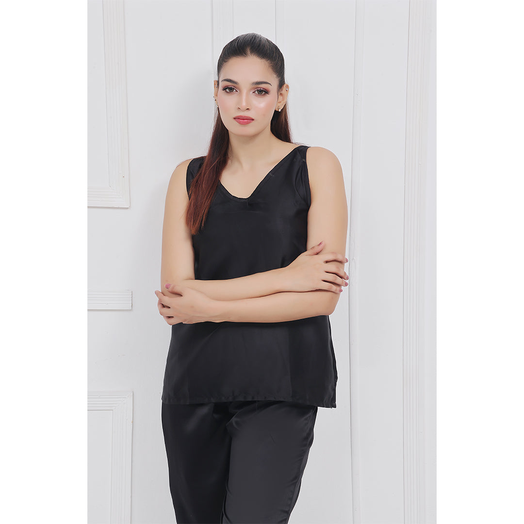 Silk Secret Silk Sleeveless Pj Suit - Dream Silk
