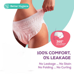 Silk Secret Disposable Padded Briefs Pull-up Period Panties Pack of 3