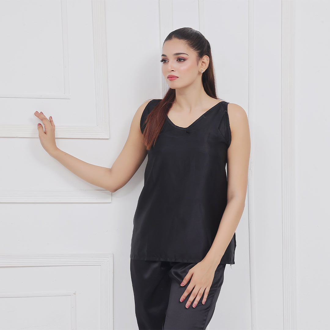 Silk Secret Silk Sleeveless Pj Suit - Dream Silk