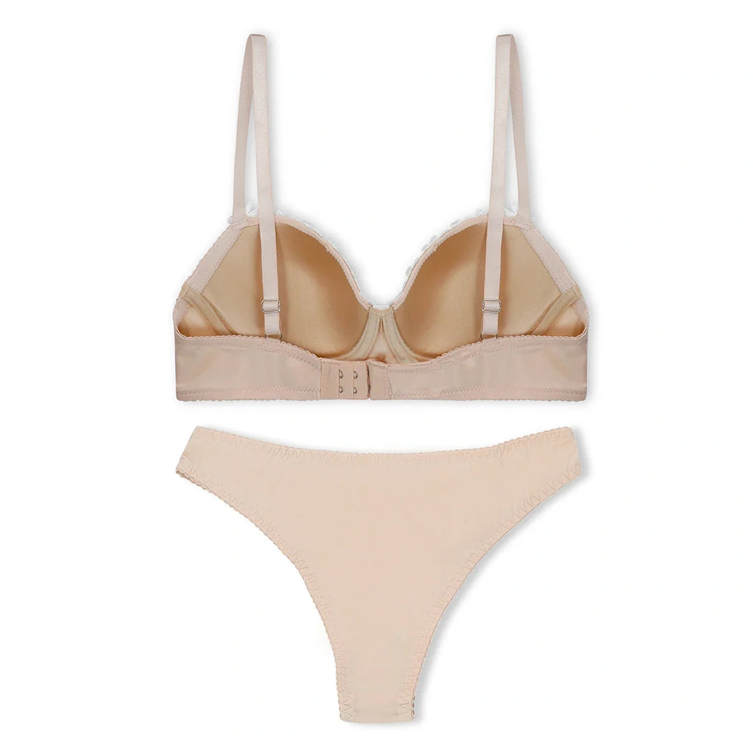 Silk Secret Bra Set - Vanilla Lace