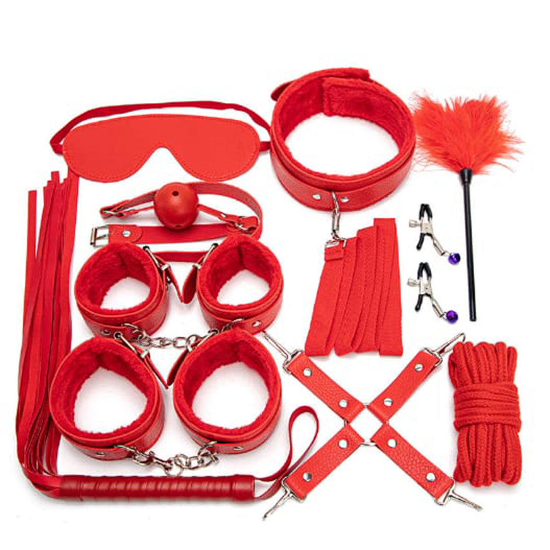 Silk Secret Women Faux Leather Bondage Set