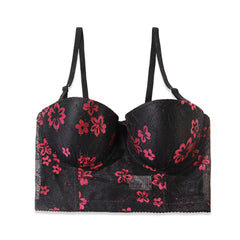 Silk Secret Padded Bra - Floral Desire
