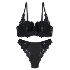 Silk Secret Skyler Embroidered Padded Bra and Panty Set