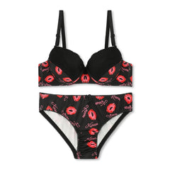 Silk Secret Bra Set - Noir Kiss