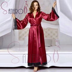 Silk Secret Artistry -Lace Long Robe