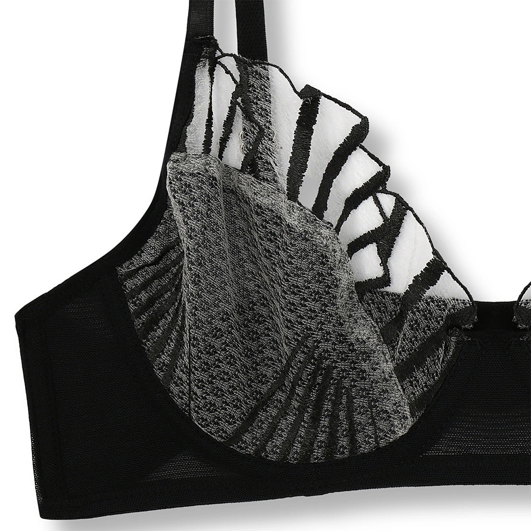 Silk Secret Seashell Non Padded Bra and Panty Set