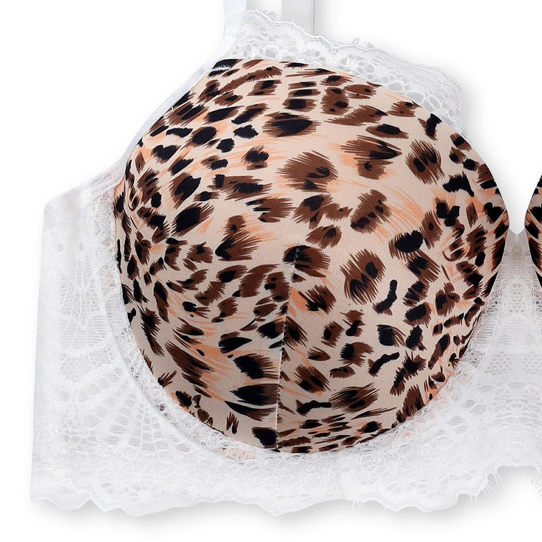 Silk Secret Bra Set -  lace Cheetah