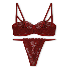 Silk Secret Bra Set -  Ruby Allure